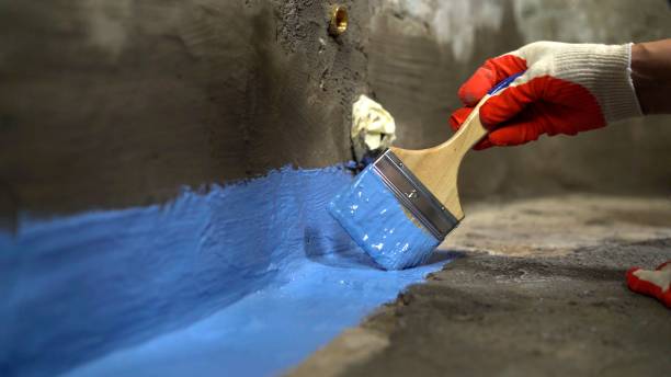 Commercial Basement Waterproofing project at a Wild Rose, WI business property by SJ Waterproofing Pros